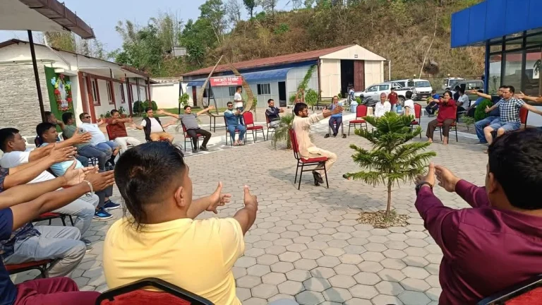 dr-maheshwor-bhatta-training-stress-management-sindhuli